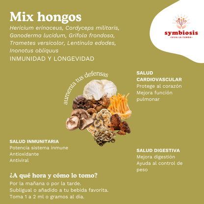 Mix Hongos - Extracto en Cápsula 30gr